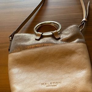 Halston Heritage Leather Shoulder Bag